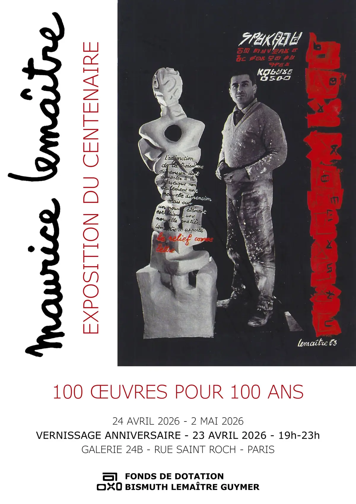 Exposition Maurice Lemaitre