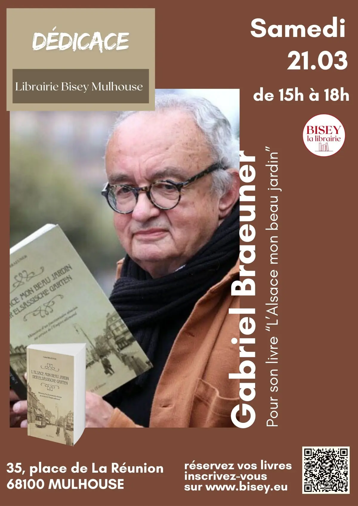 Dédicace avec Gabriel Braeuner - L'Alsace, mon beau jardin
