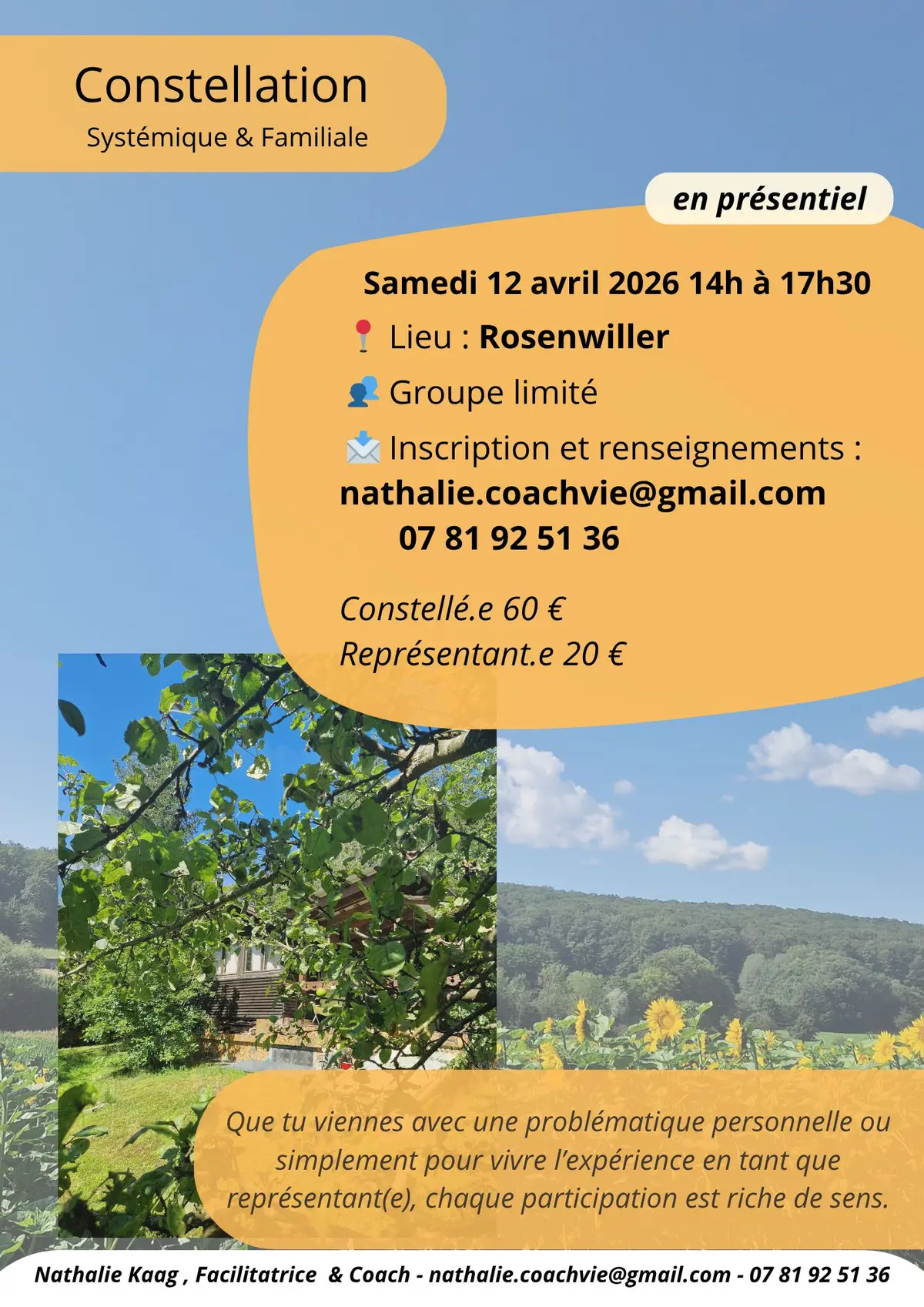 Constellation Systémique et Familiale en Nature