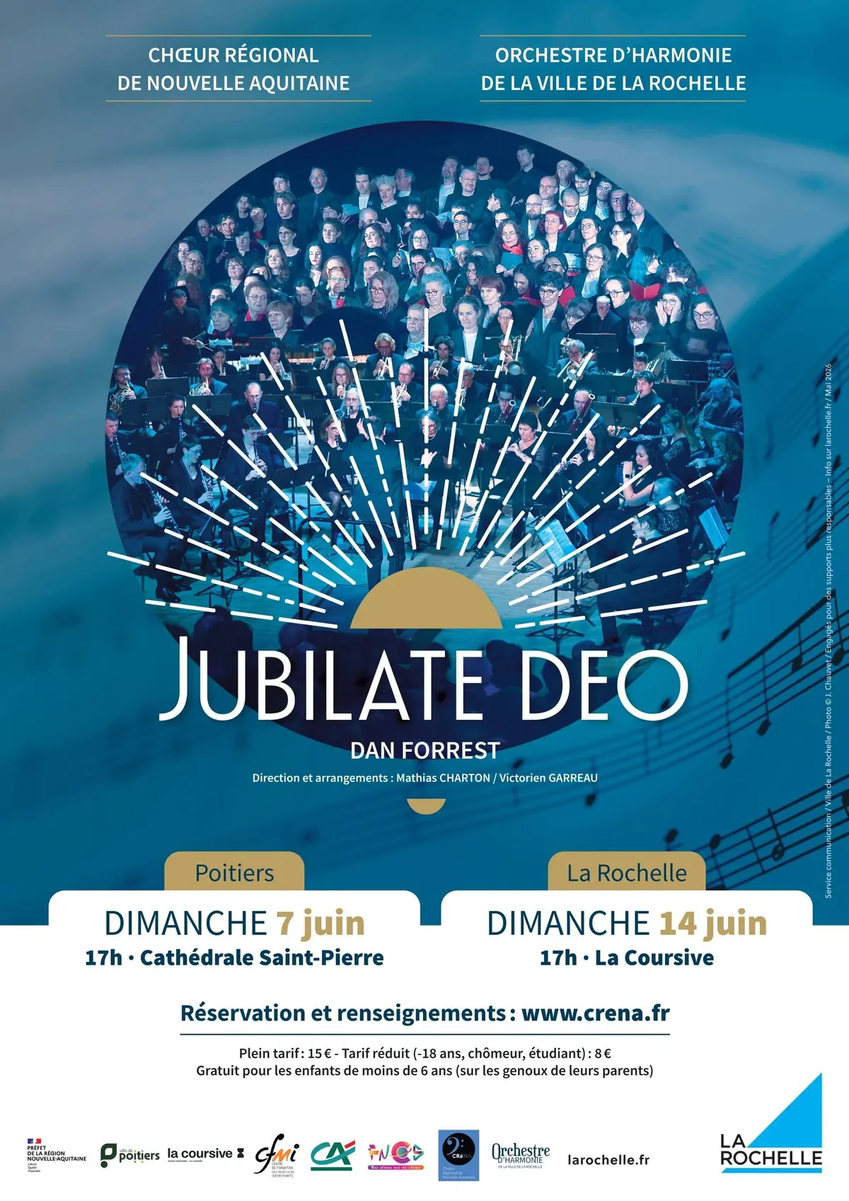 OHVLR et CRÉNA - Concert Jubilate Deo