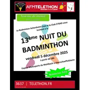 Nuit du Badminton au profit du Téléthon