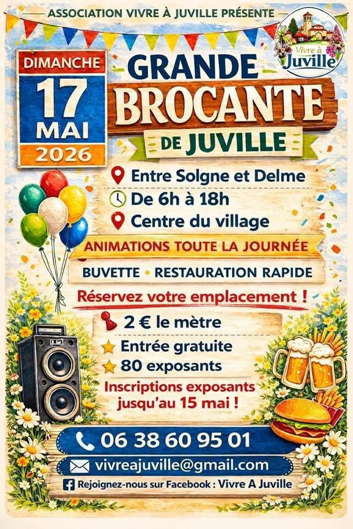 Grande brocante de Juville
