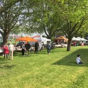 Marché du printemps à Mussig