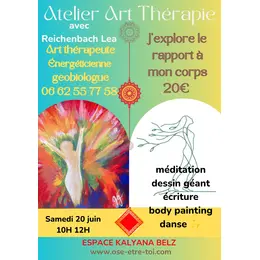 Atelier sensoriel et créatif  j'explore le rapport à mon corps