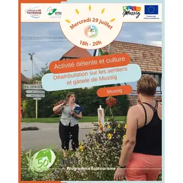 Déambulation sur les sentiers et gàsele de Mussig