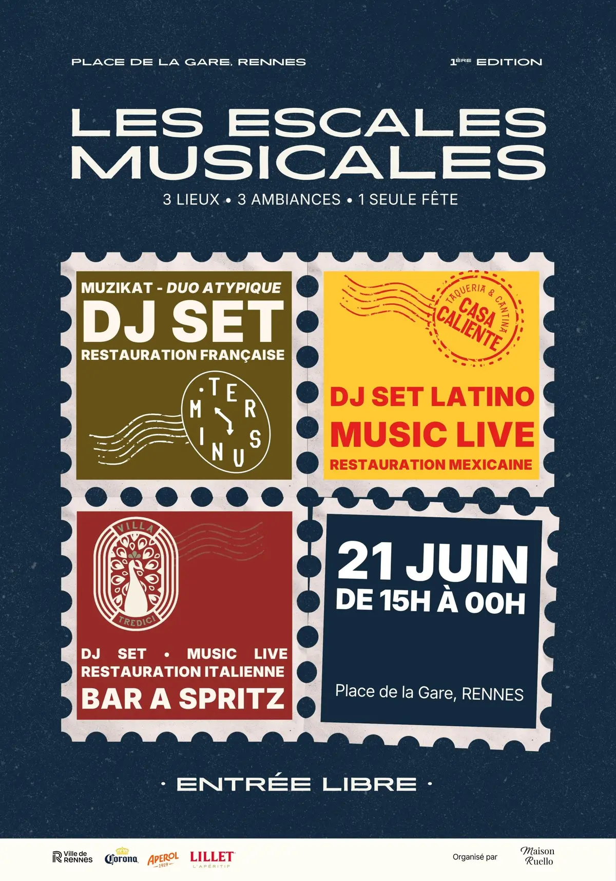 Fête de la musique : Les escales musicales s'installe place de la gare à Rennes
