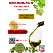 Dégustation de vins d'Alsace - soirée caritative