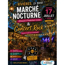 Marché Nocturne à Rivières, le 17/07 à partir de 19h