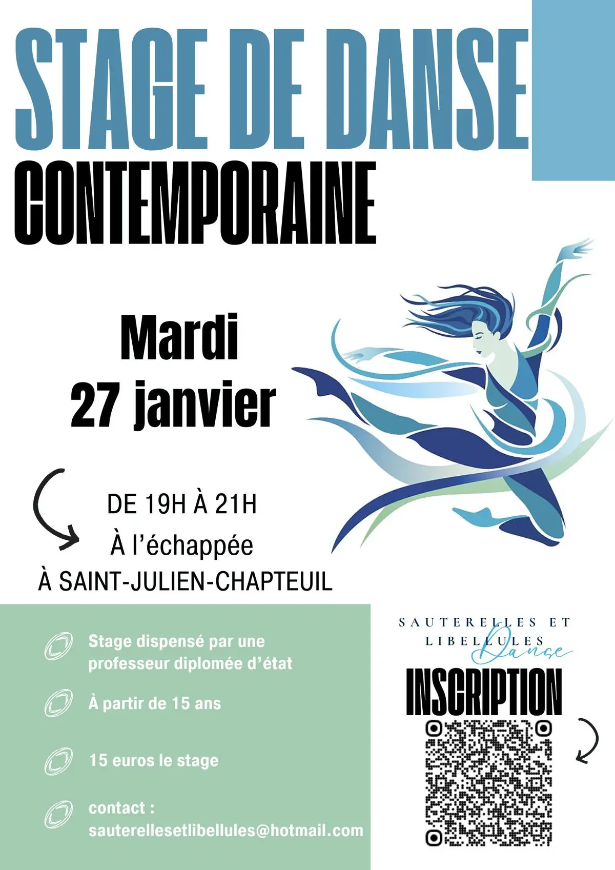 stage de danse à Saint-Julien-Chapteuil