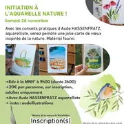 Initiation à l’aquarelle nature !