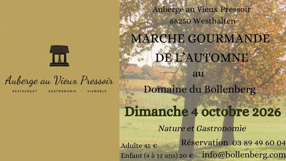 Marche Gourmande de l'Automne au Domaine du Bollenberg