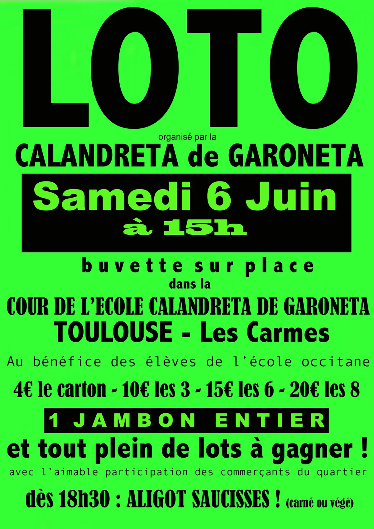 Loto Calandreta de Garoneta