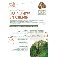Balade familiale Les plantes en chemin avec Isabelle Mazzara  &copy; Domaine du HIRTZ