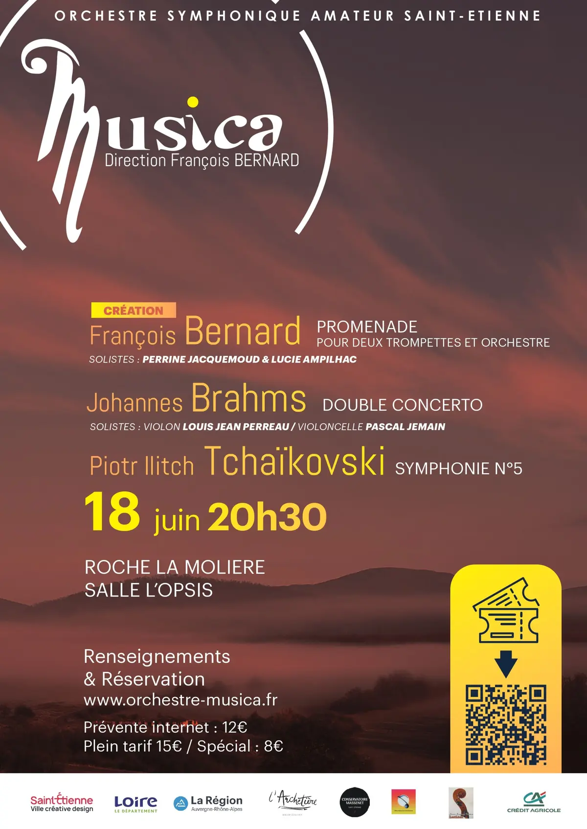 Concert de l'orchestre Musica à Roche-la-Molière