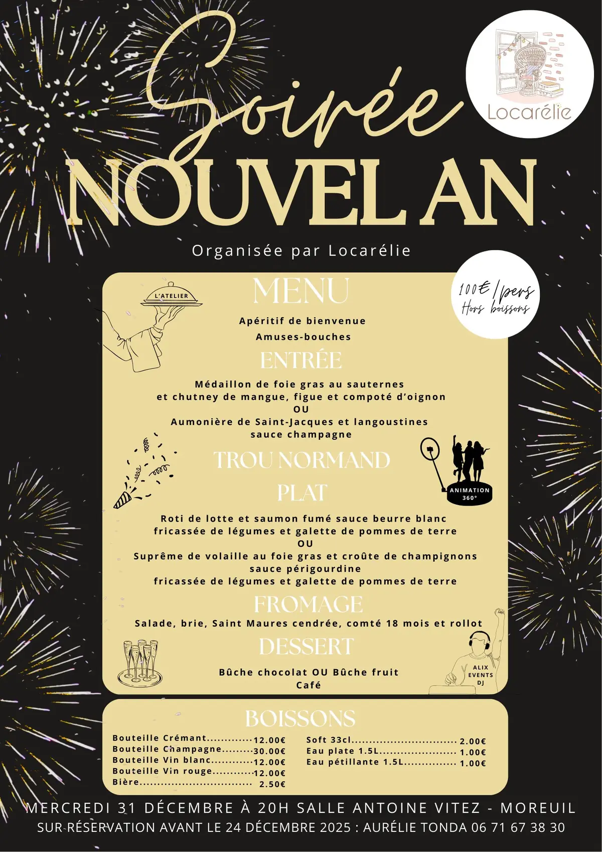 Soirée Nouvel An