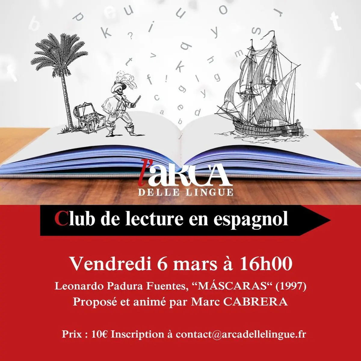 Club de lecture en espagnol : Máscaras de Leonardo Padura Fuentes
