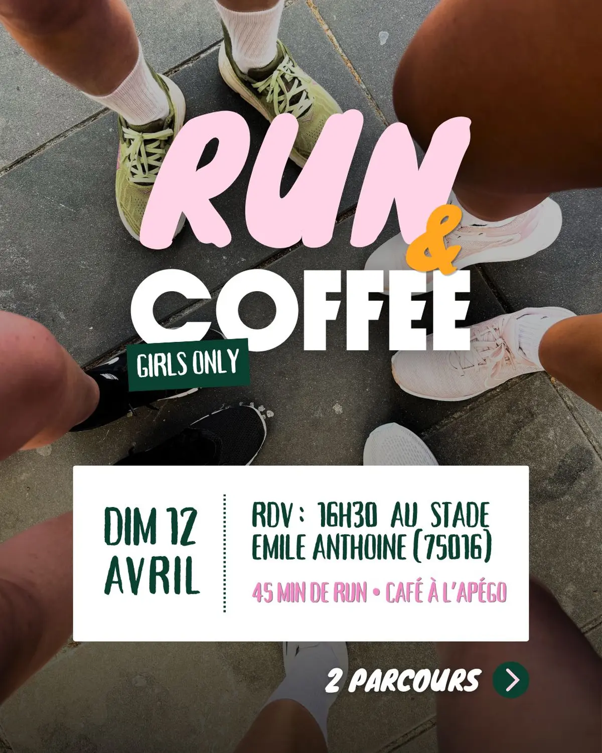Run & Coffee 100% féminin 6 ou 7km !