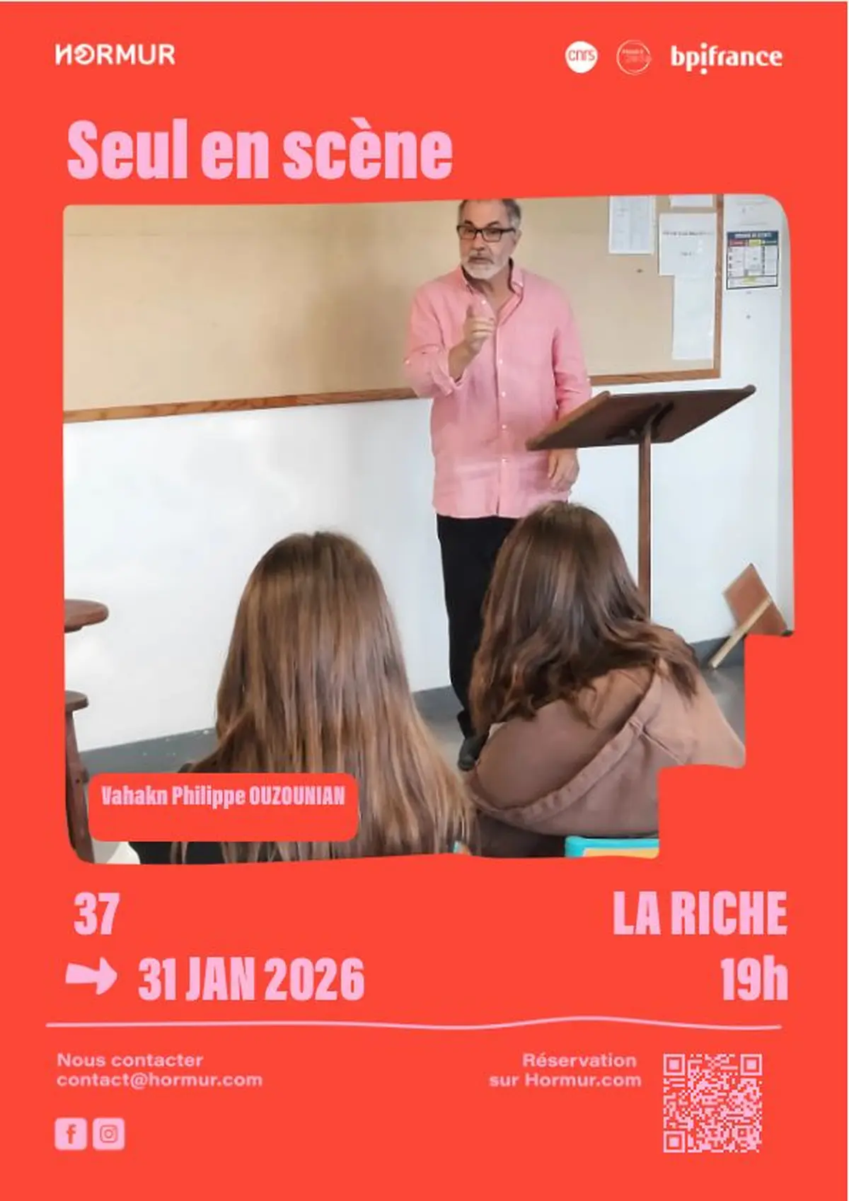 Seul en scène Le vieux qui aimait les fautes d'orthographes chez l'habitant