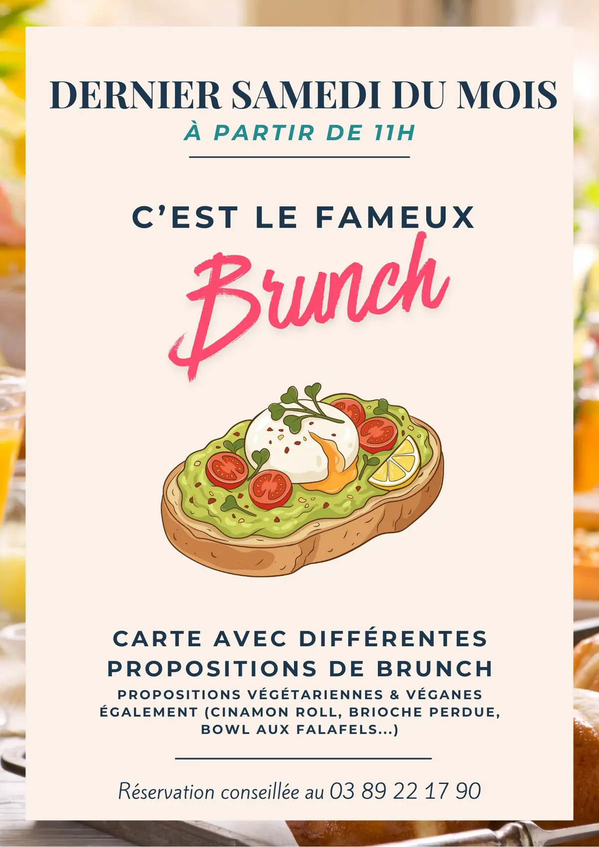 Brunch du samedi midi