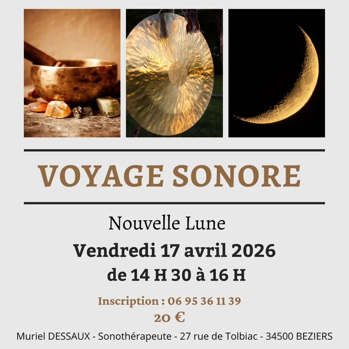 Voyage sonore nouvelle lune