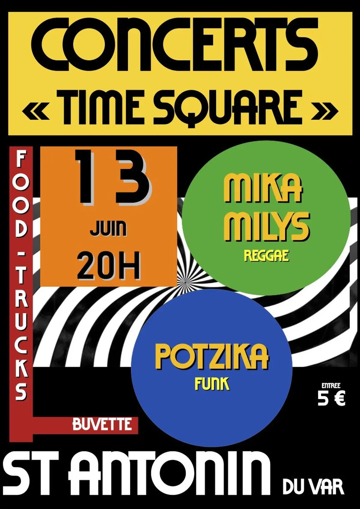 Concerts Reggae & Pop Rock Funk