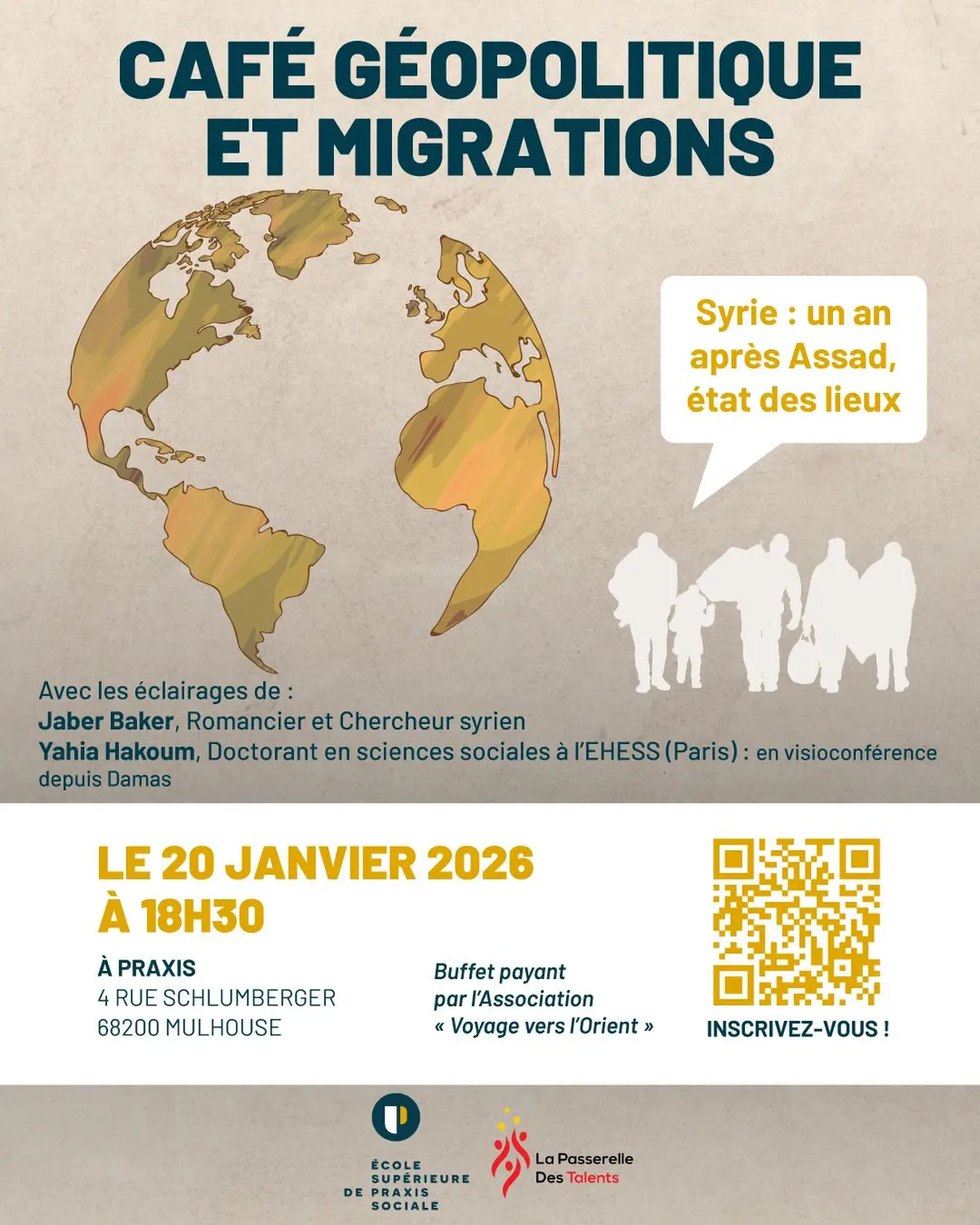 Café géopolitique et migrations - Syrie : un an après Assad, état des lieux