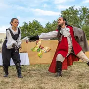 Combat à la Royale, spectacle d'escrime artistique entre tradité et modernition