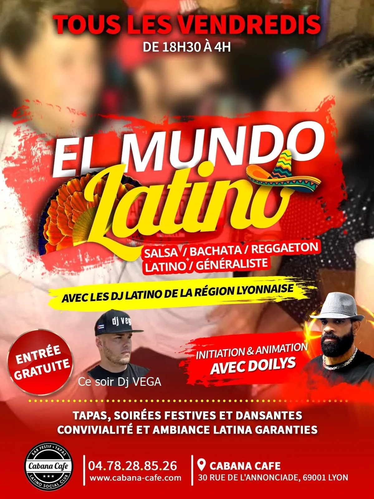 Afterwork Tapas – Latino mix Initiation et animation danses gratuite
