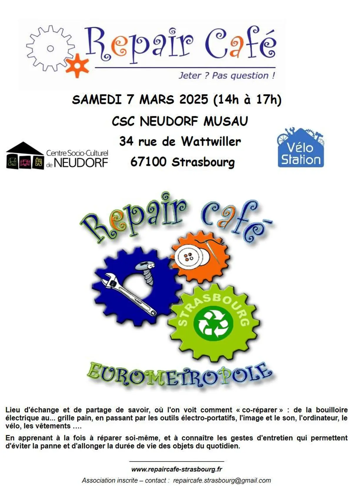 Repair café (café réparation)