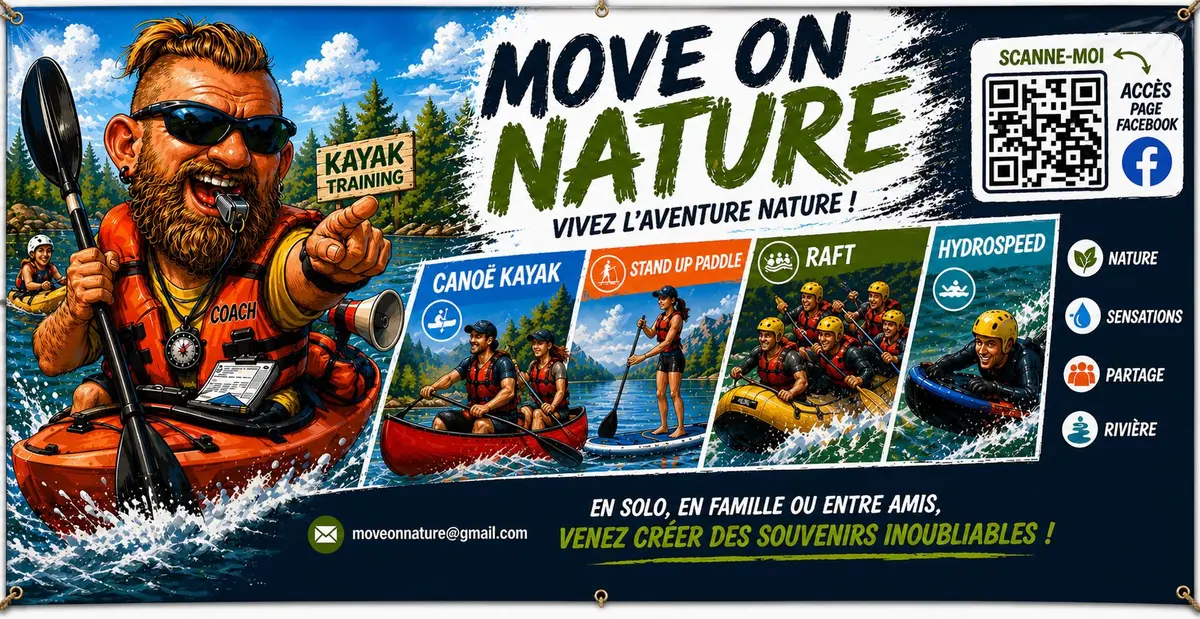 Initiation kayak, canoë et stand up paddle - MOVE ON NATURE