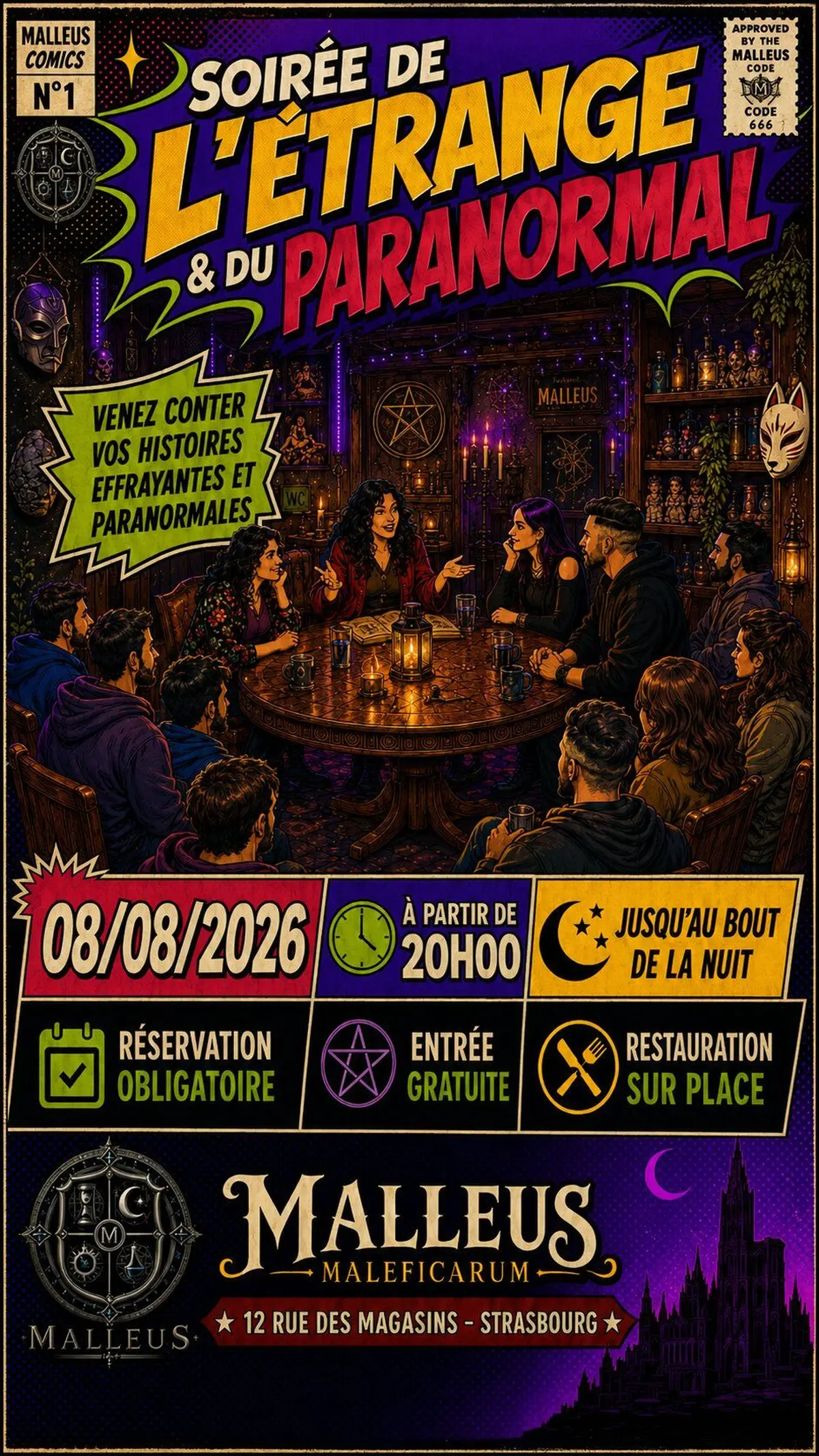 Soirée de l'étrange et du paranormal