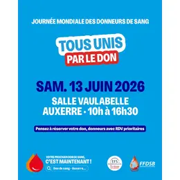 Journée Mondiale des Donneurs de Sang