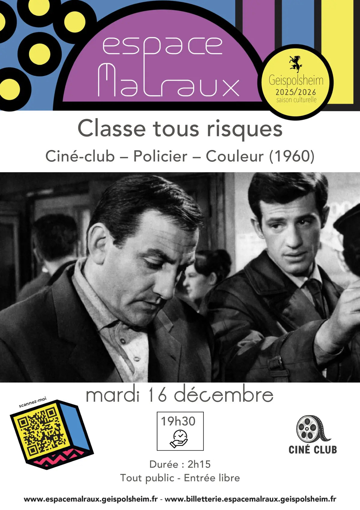 Classe tous risques - Ciné Club