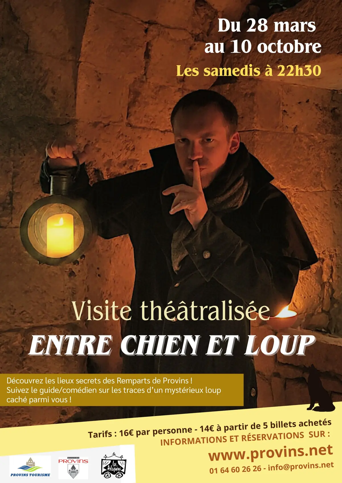 Visite théâtralisée « Entre chien et loup » 