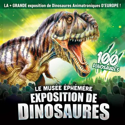 Le Musée Éphémère des dinosaures à Colmar