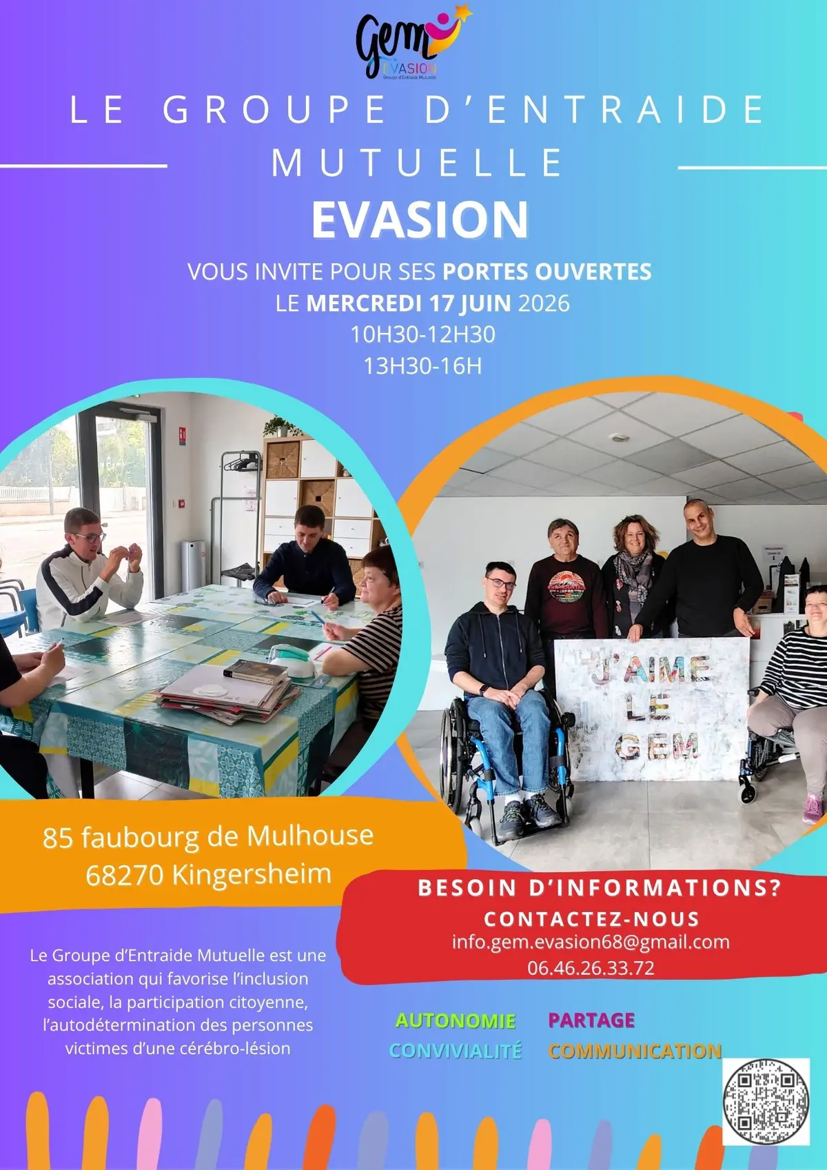 Portes Ouvertes GEM Evasion