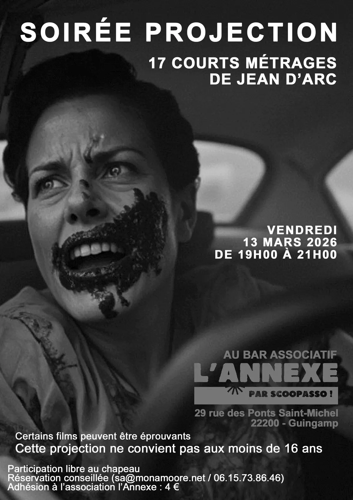 Soirée projection - 17 Courts métrages de Jean d'Arc