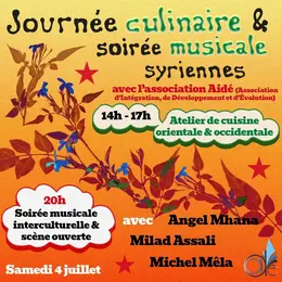 Journée Culinaire & Soirée musicale syriennes