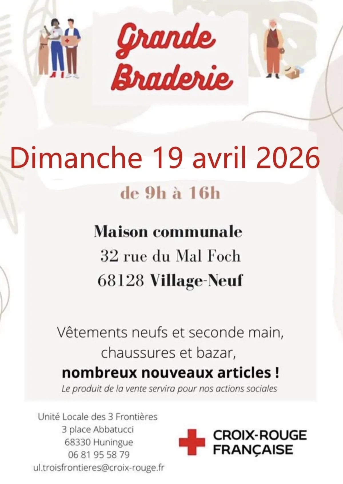 Retour de la “Grande Braderie” de l’Unité locale des 3 Frontières
