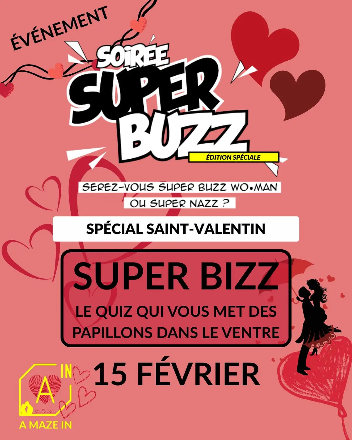 Saint Valentin - Quiz - Super Bizz