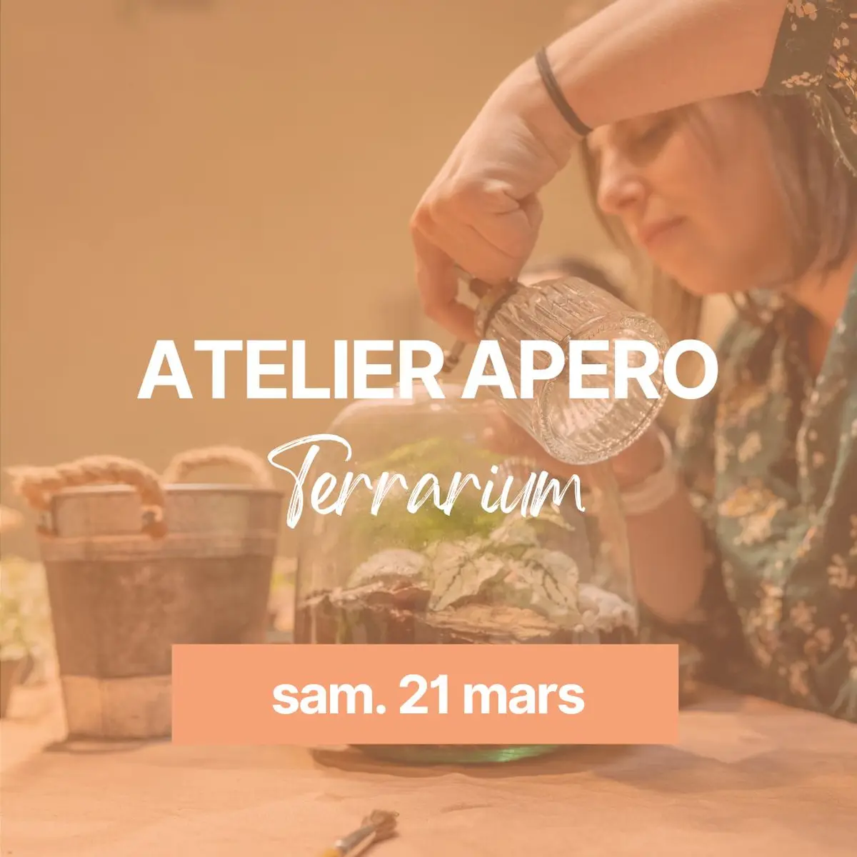 Atelier apéro terrarium