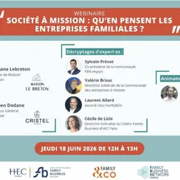 Société à mission : qu’en pensent les entreprises familiales ? (2nd édition)