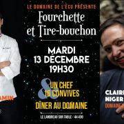 Le Domaine de l\'Écu invite Audrey et Benjamin Patissier (La Chabotterie) - Fourchette & Tire-Bouchon