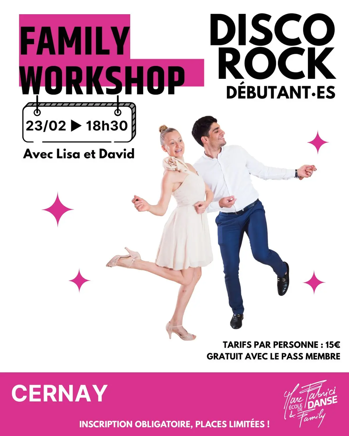 Family Workshop – Disco Rock (Tous niveaux)