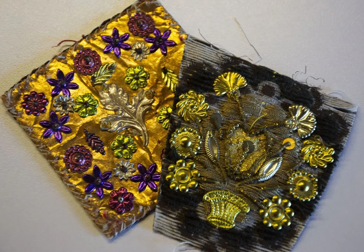 Atelier broderie « Bouquet de paillettes »