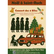 Noël à Saint-Roch - Concert de Noël des 4 Elles