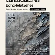 Appel à candidatures - Écho-Matières 