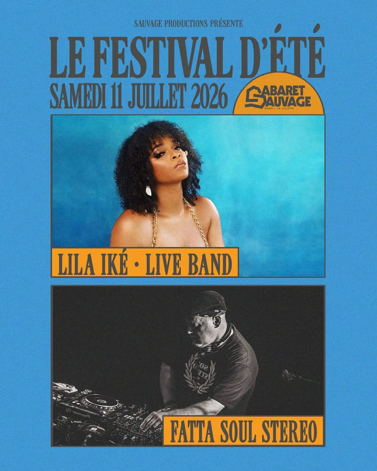 Festival d’Été du Cabaret Sauvage • Lila Iké - Live Band I Fatta Soul Stereo