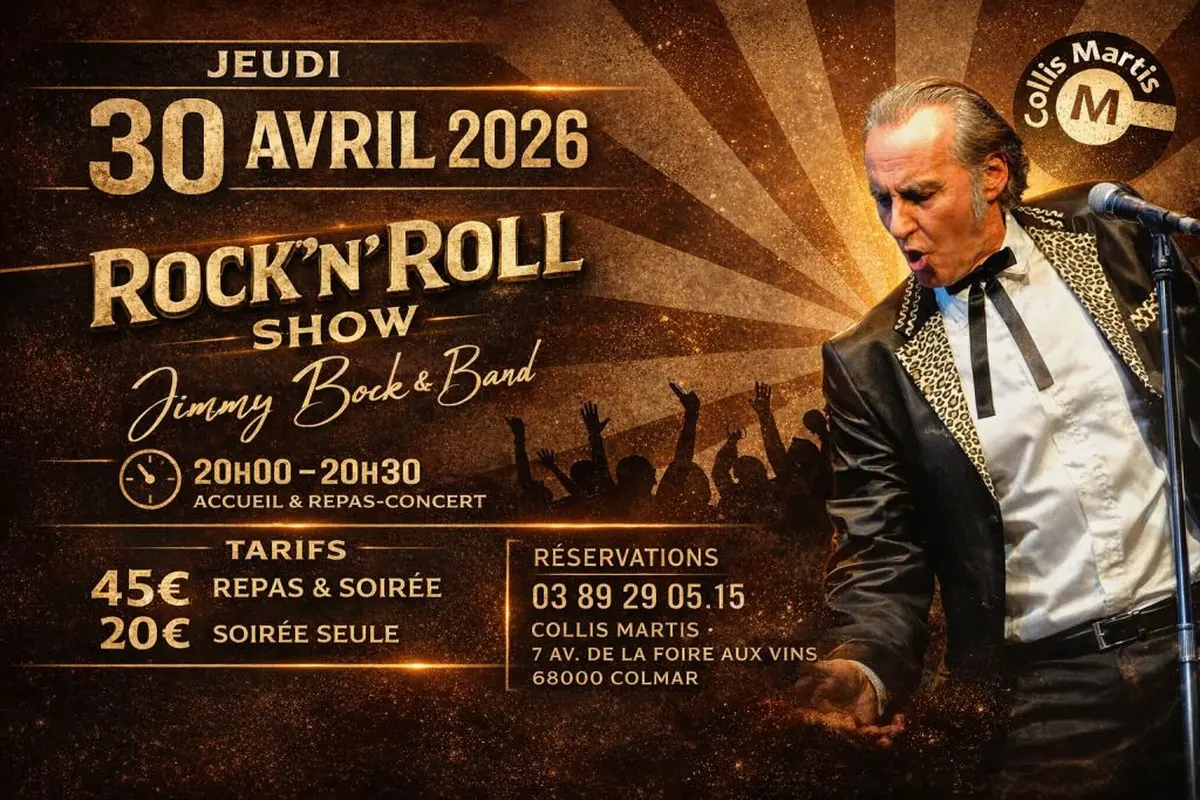 Rock'n'Roll show diner by Jimmy Bock band 