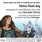 Tattoo flash day en soutien à l\'association Chat\'lenge